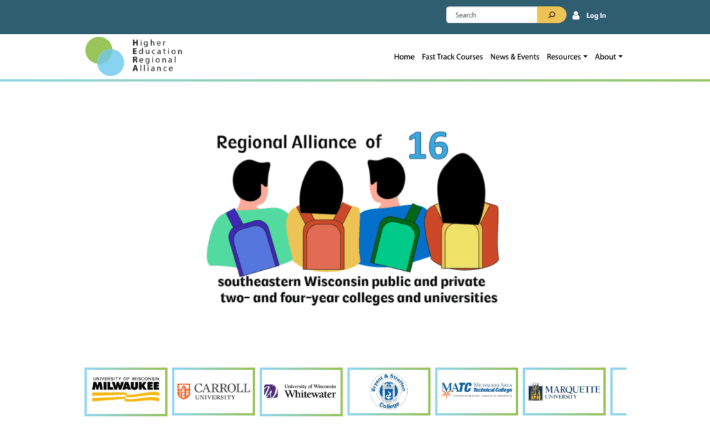 HERA website screenshot